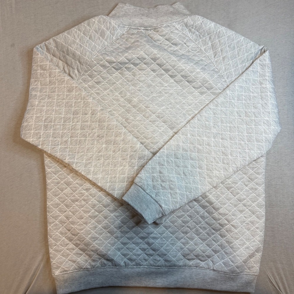 Stillwater Supply Co Mens Quilted Bomber Jacket Gray Full Zip Size Large L - Picture 3 of 5